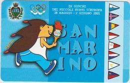 SAN MARINO - 068 - HEDGEHOG - OLYMPIC - FLAGS - 10.000L - San Marino