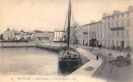 Ile De Ré.    17       St Martin De Ré. Vue Des Quais     (voir Scan) - Ile De Ré