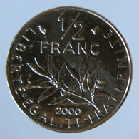 F19843.1 - FRANCE - 1/2 Franc Semeuse - 2000 - 1/2 Franc