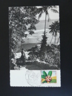 Carte Maximum Card Flore D'Outre Mer Wallis Et Futuna 1958 - Cartoline Maximum