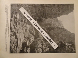 Gorges Du Roumel à Constantine (Algérie) Photo Parue Dans Un Livre De Onésime Reclus, Année 1911 - Unclassified