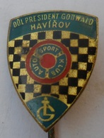 Auto Sport Klub - Důl President Gottwald Havířov RALLY PINS BADGES P2 - Autorennen - F1