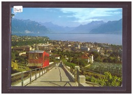 FORMAT 10x15cm - DISTRICT DE VEVEY - FUNICULAIRE VEVEY CHARDONNE MONT PELERIN - TB - Chardonne