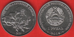 Transnistria 1 Rouble 2019 "Year Of The Metal Rat" UNC - Moldawien (Moldau)