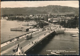 °°° 16203 - SVIZZERA - ZH - ZURICH - QUAIBRUCKE KONGRESSGEBAUDE , ENGE , UETLIBERG - 1958 °°° - Enge