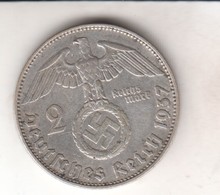 REICH  2  MARK--D- - 2 Reichsmark