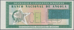 Angola: Banco Nacional De Angola Unissued Design Proof For A 250 Kwanzas Note ND(~1980's), P.NL, Uns - Angola