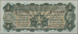 Australia / Australien: The Commonwealth Of Australia 1 Pound ND(1926-32) With Signatures: Kell & He - Other & Unclassified