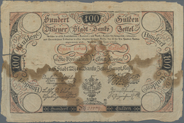 Austria / Österreich: Wiener Stadt Banko-Zettel 100 Gulden 1806, P.A42, Still Intact, Some Border Te - Oesterreich