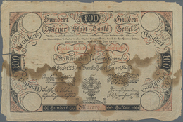 Austria / Österreich: Wiener Stadt Banko-Zettel 100 Gulden 1806, P.A42, Still Intact, Some Border Te - Autriche