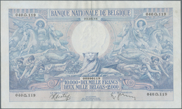 Belgium / Belgien: 10.000 Francs = 2000 Belgas 1938, P.105, Highest Denomination Of This Series And - Autres & Non Classés