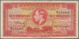 Bermuda: Government Of Bermuda 10 Shillings 1937, P.10b, Still Nice With Lightly Toned Paper And A F - Bermude