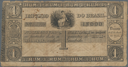 Brazil / Brasilien: Thesouro Nacional 1 Mil Reis 1833, P. A201, Still Nice Condition For The Age Of - Brazil