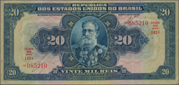 Brazil / Brasilien: Nice Group With 3 Banknotes Comprising República Dos Estados Unidos Do Brasil 5 - Brasile