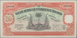 British West Africa: The West African Currency Board 20 Shillings 1948, P.8b, Excellent Condition An - Autres - Afrique