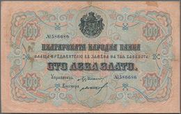 Bulgaria / Bulgarien: 100 Leva Zlato ND(1906) With Signatures: Chakalov & Gikov, P.11c, Still Nice A - Bulgarije