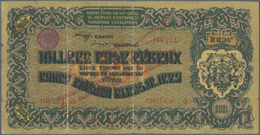 Bulgaria / Bulgarien: 1000 Leva Zlatni ND(1924), Printed By Bradbury & Wilkinson, With Additional Re - Bulgarije