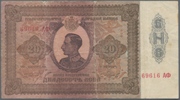 Bulgaria / Bulgarien: 20 Leva ND(1928) With Double Suffix Letter, P.49Ab, Optically Appears A Nice C - Bulgarien