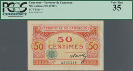 Cameroon / Kamerun: Territoire Du Cameroun - Commissaire De La République 50 Centimes ND(1922), P.4, - Cameroun