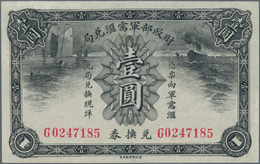 China: Military Exchange Bureau 1 Dollar / Yuan ND(1927), P.595 In Perfect UNC Condition. Highly Rar - Chine