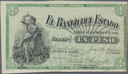 Colombia / Kolumbien: Banco Del Estado 1 Peso 1900 Uniface Front Proof, P.S504p, Unfolded With Sever - Colombia