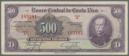 Costa Rica: Banco Central De Costa Rica 500 Colones April 2nd 1973, P.225b, Excellent Condition With - Costa Rica