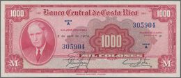 Costa Rica: Banco Central De Costa Rica 1000 Colones 1973, P.226c, Unfolded And Almost Perfect Condi - Costa Rica