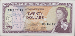 East Caribbean States / Ostkaribische Staaten: East Caribbean Currency Authority 20 Dollars ND(1965) - Ostkaribik