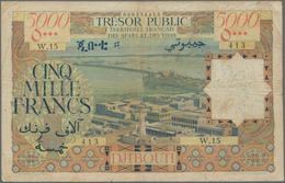 French Afars & Issas: Trésor Public - Territoire Français Des Afars Et Des Issas 5000 Francs ND(1969 - Andere & Zonder Classificatie