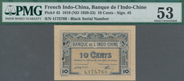 French Indochina / Französisch Indochina: Banque De L'Indo-Chine 10 Cents D. 03.04.1901 / Authorizat - Indochine