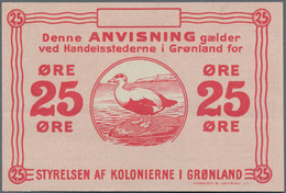 Greenland / Grönland: 25 Oere ND(1923) Unsigned Remainder, P.11r, Almost Perfect Condition With A Ve - Grönland