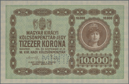 Hungary / Ungarn: Royal Hungarian War Loan Bank 10.000 Korona 1914 SPECIMEN, P.3s With Perforation " - Hungary