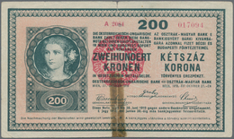 Hungary / Ungarn: Highly Rare Set With 5 Banknotes Osztrák-Magyar Bank / Oesterreichisch-Ungarische - Hongarije