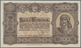 Hungary / Ungarn: Ministry Of Finance, Set With 11 Banknotes Comprising 2x 100 Korona P.73a,b (UNC, - Hungary