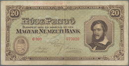 Hungary / Ungarn: Magyar Nemzeti Bank 20 Pengö 1926, P.91, Very Popular Banknote In Still Nice Condi - Hongrie