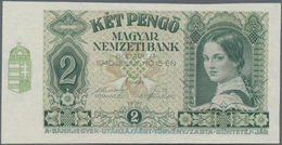 Hungary / Ungarn: Small Lot With 3 Banknotes Of The 1938-1940 Series With 1 Pengö 1938 P.102, 5 Peng - Hongarije