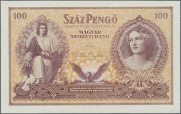 Hungary / Ungarn: 100 Pengö 1943, P.115 Issued By The Government Of Szálasi Ferenc In Veszprém In Pe - Hungary