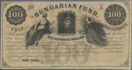 Hungary / Ungarn: Independent Hungarian Government - National Treasury 100 Dollars 1852, Hand Signed - Hongrie