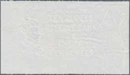 India / Indien: Reserve Bank Of India, Watermark Paper For The 10 Rupees ND(1937-43), P.19 For Type - Indien