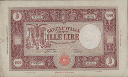 Italy / Italien: Banca D'Italia 1000 Lire 1948 With Signatures: Einaudi & Urbini, P.81a, Still Nice - Andere & Zonder Classificatie