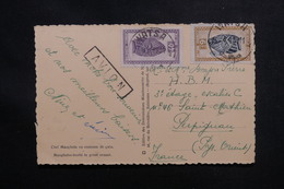 CONGO BELGE -Carte Postale ( Chef Manghetu ) Pour La France Par Avion, Affranchissement Plaisant - L 50563 - Briefe U. Dokumente