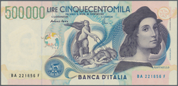 Italy / Italien: 500.000 Lire 1967 P. 118, S/N BA221856F, Crisp Original, Bright Original Colors, On - Other & Unclassified