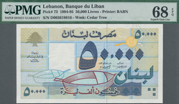 Lebanon / Libanon: Banque Du Liban 50.000 Livres 1994, P.73, Not A Rare Note, But Rare In This High - Lebanon