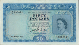 Malaya & British Borneo: Board Of Commissioners Of Currency 50 Dollars 1953, P.4, Still Nice Conditi - Malesia