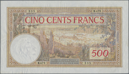 Morocco / Marokko: Banque D'État Du Maroc 500 Francs 1948, P.15b, Nice Original Shape With Crisp Pap - Marokko
