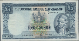 New Zealand / Neuseeland: The Reserve Bank Of New Zealand 5 Pounds ND(1940-67) With Signature Wilson - New Zealand