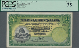 Palestine / Palästina: Palestine Currency Board 1 Pound April 20th 1939, P.7c, Great Original Condit - Andere - Azië