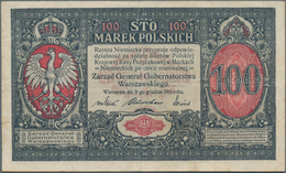Poland / Polen: State Loan Bank Of Poland Set With 5 Banknotes With Title "Zarzad General Gubernator - Poland