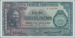 Portuguese Guinea  / Portugiesisch Guinea: Banco Nacional Ultramarino 50 Escudos 1964, P.40a In Perf - Guinea