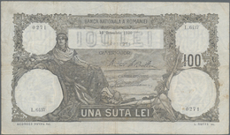 Romania / Rumänien: Banca Naţională A României 100 Lei 1930, P.33a, Still Nice Condition For This La - Romania